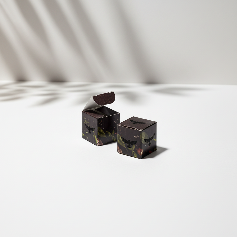 Mažoji kubo formos maisto dėžutė, 3,5 x 3,5 x 3,5 cm - 4