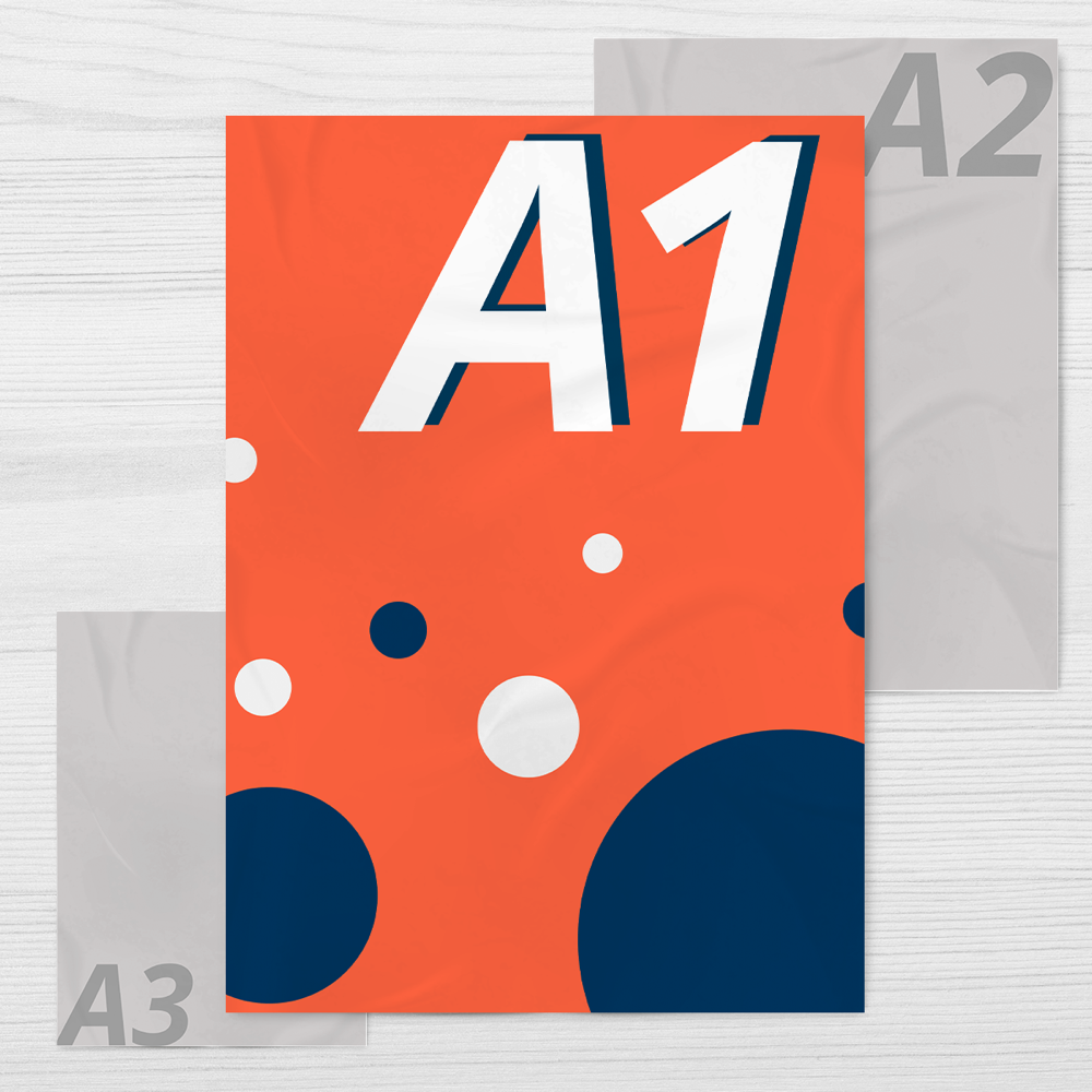 A1 formato plakatų spausdinimas (594 x 841 mm) - 4