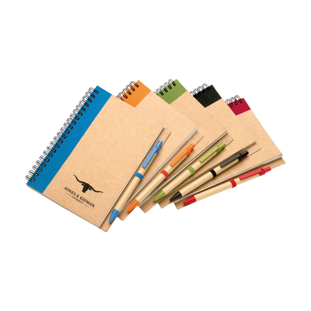 Sonora Recycled Paper Notebook with Pen